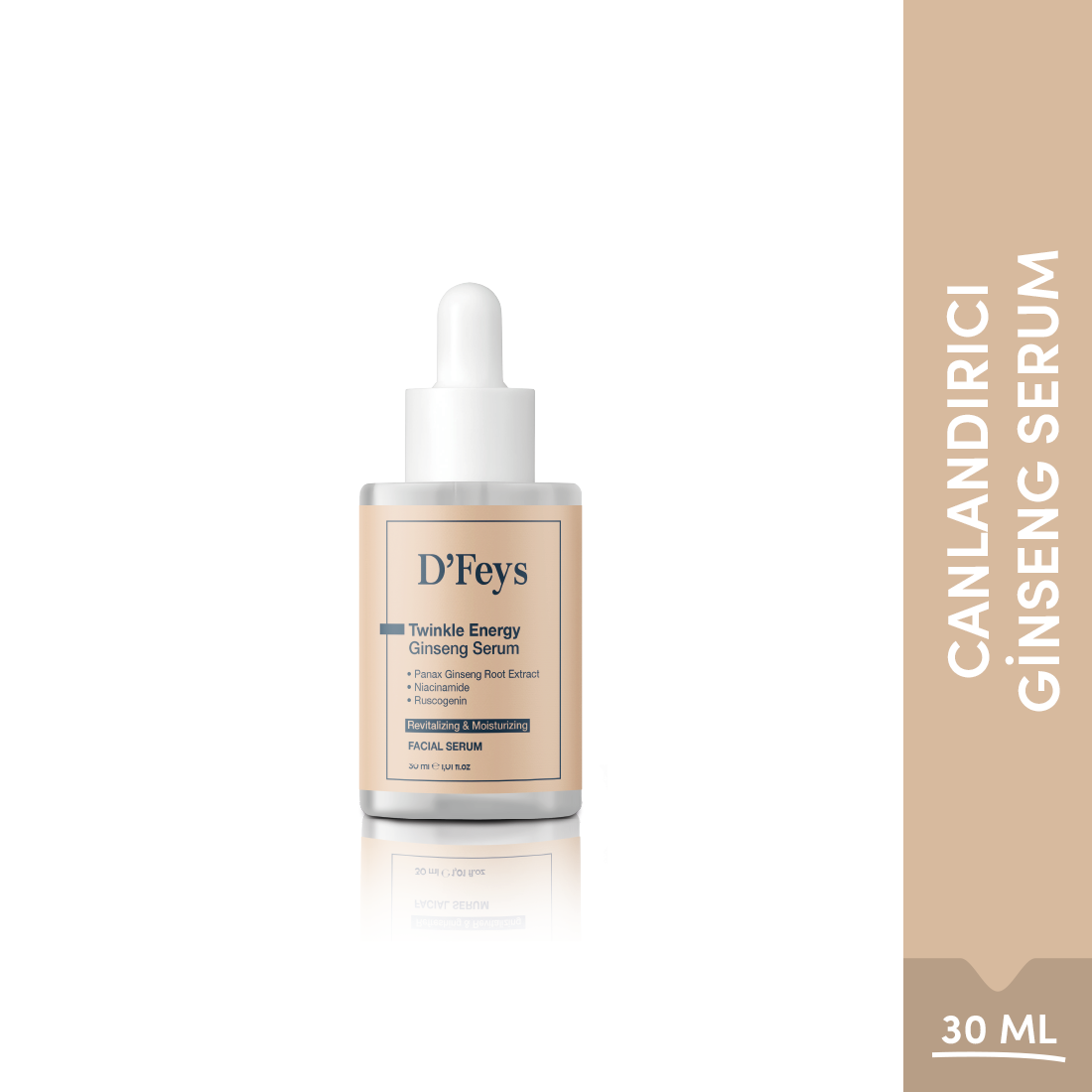 Ferahlatıcı ve Canlandırıcı Ginseng Serum 30ml