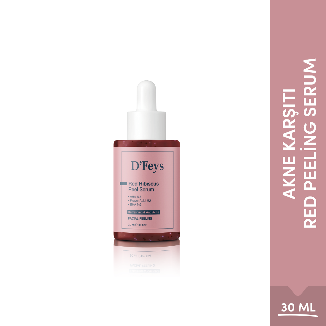 Akne Karşıtı Red Peeling Serum 30ml (AHA %8 BHA %2)