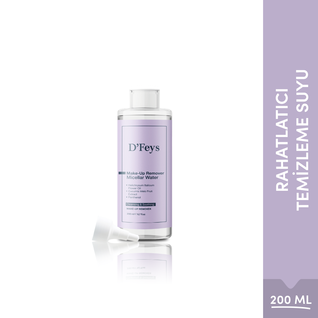 Temizleyici ve Rahatlatıcı Makyaj Temizleme Suyu 200 ml